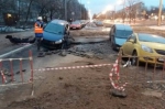 В зоне прорыва теплотрассы на Софийской оказались 10 домов