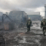 Место пожара на заводе в Буяницах. Фото: администрация Ленобласти - Moika78.Ru