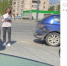 Перекресток Димитрова и Будапештской оказался слишком мал для двух иномарок - ГАZЕТА.СПб