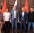 Директор института физической культуры, спорта и туризма Валерий Сущенко (крайний справа) - СПб ГПУ