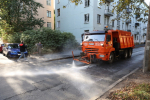 Более 500 единиц техники занимается уборкой улиц и площадей в Петербурге