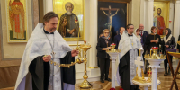 В университетском храме отслужили панихиду по Людмиле Алексеевне Вербицкой - СПбГУ