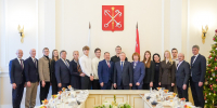Спикер петербургского парламента и губернатор Северной столицы встретились с победителями, призёрами и участниками Чемпионата мира по плаванию - Законодательное собрание