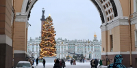 Елка на Дворцовой 19 декабря. Фото: Мойка78 - Moika78.Ru