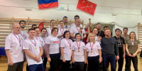 Команда НИИ заняла 2-е место на соревнованиях Всероссийского физкультурно-спортивного комплекса «Готов к труду и обороне» (ГТО) среди работников медицинских учреждений Фрунзенского района Санкт-Петербурга! - НИИ СП