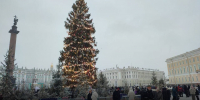 «Петербургский дневник» показал фотографии заснеженного города в новогоднее утро - Петербургский дневник
