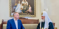 Губернатор Александр Беглов поздравил Патриарха Московского и всея Руси Кирилла с 16-летием интронизации - tvspb.ru - ТК Санкт-Петербург