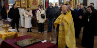 В Князь-Владимирском соборе освятили плиту в честь павших бойцов Советской армии - Петербургский дневник