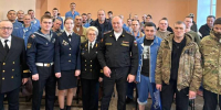 Курсанты ГУМРФ поздравляют с Днем защитника Отечества - ГМА им. адм. С.О.Макарова