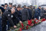 Члены Псковского отделения ИППО приняли участие в памятном мероприятии, посвящённом 25-й годовщине подвига воинов-десантников 6-й роты