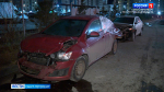 Водитель внедорожника протаранил 7 припаркованных автомобилей в поселке имени Свердлова