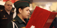 В Санкт-Петербурге учащиеся подшефных классов Росгвардии принесли клятву кадета - Росгвардия