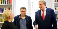 В библиотечном пространстве искусств и поэзии им. С. Есенина Фрунзенского района состоялся районный этап турнира по шахматам - Фрунзенский район