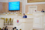 Уполномоченный по защите прав предпринимателей в Санкт-Петербурге выступил с докладом о своей работе перед депутатами городского парламента