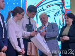 В Кудрово школьники встретились с летчиком-космонавтом Анатолием Арцебарским