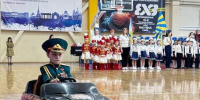 «Парад дошколят», посвященный 80-летию Победы, открыла знаменная группа Колледжа метрополитена - Комитет по образованию СПб