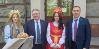 Делегацию Политеха встретили в БРУ караваем и солью - СПб ГПУ