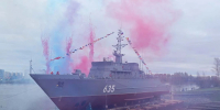 Минный тральщик «Полярный» спустили на воду в Петербурге - Комсомольская правда