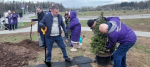 В Петербурге открыли аллею Промышленников