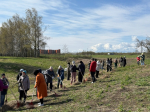 У мемориала «Ополченцы» в Пушкине дали старт общегородскому субботнику.