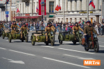 В Петербурге прошёл пробег ретроавтомобилей с участием ветеранов