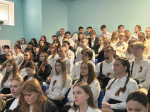 Студенты ФБТ Президентской академии в Санкт-Петербурге приняли участие во Всероссийском телемосте, посвященном 80-летию Победы
