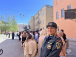 В образовательных учреждениях города последние звонки прошли под присмотром петербургских спасателей