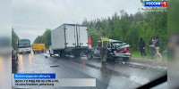 Водитель легкового автомобиля погиб в аварии на трассе "Кола" - ГТРК Санкт-Петербург
