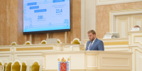 Вице-губернатор Сергей Кропачев представил депутатам ЗС СПб доклад о прошедшем отопительном сезоне - Законодательное собрание