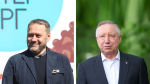 Губернатор Александр Беглов и председатель ЗакСобрания Александр Бельский поздравили горожан с Днем России