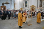 В Смольном соборе прошло богослужение в честь Дня медицинского работника