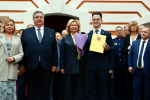 В Атриуме Комендантского дома Петропавловской крепости наградили лучших выпускников вузов Санкт‑Петербурга