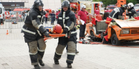 Команда МЧС Петербурга приняла участие в финале Всероссийских соревнований по ликвидации последствий ДТП в Челябинске - МЧС России