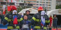 В Санкт-Петербурге прошли VII открытые соревнования «Сильнейший пожарный» - МЧС России
