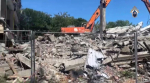 В Петербурге начата проверка после обрушения стены паркинга на автосервис