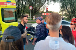 Велосипедист получил перелом таза после ДТП с участием Mersedes в Петербурге