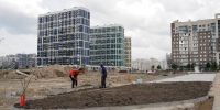 В сквере на проспекте Героев появятся спортплощадка, качели и клумбы - ТК Санкт-Петербург