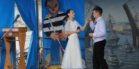 Патриотическая акция к Дню ВМФ прошла на борту легендарной подлодки «Народоволец» - Центральный военно-морской музей