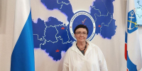 Лариса Мухина в избиркоме. Фото: «Избирком 47» - Мой район