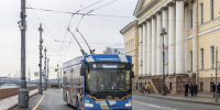 В Петербурге временно прекращено движение троллейбусов у дома 55 на Наличной улице - Петербургский дневник