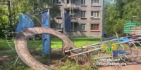 В Красногвардейском районе Петербурга по требованию прокуратуры демонтировали опасную для детей игровую площадку - Peterburg2.Ru