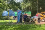 Опасную игровую площадку, где пострадал ребенок, демонтировали в Петербурге
