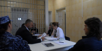 Представители аппарата Уполномоченного по правам человека в Санкт-Петербурге совместно с Общественным советом при ГУФСИН провели выездной прием по личным вопросам лиц, содержащихся под стражей - УФСИН России