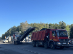 На проспекте Энергетиков началось фрезерование дорожного полотна