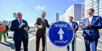 Александр Дрозденко открыл движение по первому участку новой трассы в Мурино - Петербургский дневник