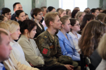 Ректор Сергей Тарасов встретился с первокурсниками — победителями олимпиад, стобалльниками и чемпионами