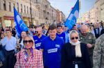 «Молодая Гвардия» Санкт-Петербурга приняла участие в ежегодном крестном ходе, посвящённом 300-летию со дня перенесения в город мощей святого благоверного князя Александра Невского