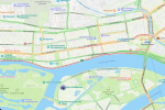 ДТП на Ушаковском мосту парализовало движение по Приморскому проспекту