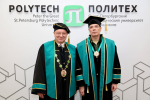 Ректор СПбПУ Андрей Рудской и замминистра обороны РФ Олег Савельев