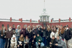 Фото №3/1 к новости «9 ноября. Состоялась экскурсия в Петропавловскую крепость (Музей истории Санкт-Петербурга) для студентов-первокурсников СПбГУП. Участие приняли 75 человек.»